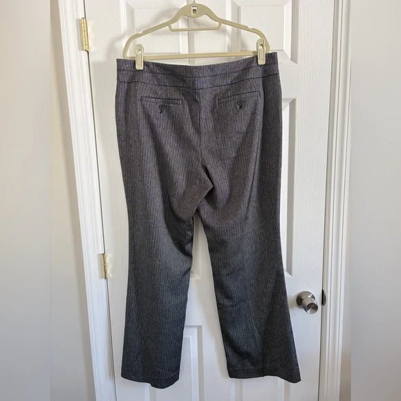 LOFT Charcoal Gray Trousers - Picture 3 of 7